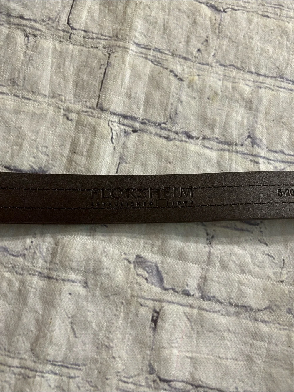FLORSHEIM CARMEL BROWN LEATHER BELT SIZE 38 & CORDOVAN BLACK FULL GRAIN 38